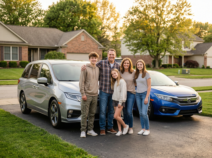 Insurance agent smiling